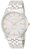 Buy Shop Calvin Klein Infinity Silver Dial Silver Steel Strap Watch for Men - K5S34B46 USA Online