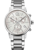 Buy Shop Calvin Klein City White Dial Silver Steel Strap Watch for Men - K2G27146 USA Online
