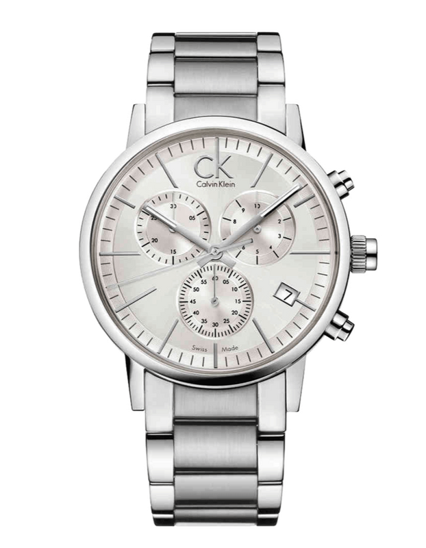 Buy Shop Calvin Klein City White Dial Silver Steel Strap Watch for Men - K2G27146 USA Online