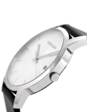 Buy Shop Calvin Klein City Silver Dial Black Steel Strap Watch for Men - K2G2G1CX USA Online