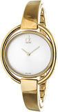 Buy Shop Calvin Klein Impetuous White Dial Gold Steel Strap Watch for Women - K4F2N516 USA Online