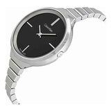 Buy Shop Calvin Klein Lively Black Dial Silver Steel Strap Watch for Women - K4U23121 USA Online