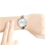 Buy Shop Calvin Klein Lively Silver Dial Silver Steel Strap Watch for Women - K4U23126 USA Online