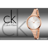 Buy Shop Calvin Klein Lively White Dial Rose Gold Steel Strap Watch for Women - K4U23626 USA Online