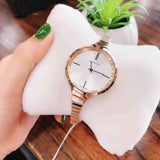 Buy Shop Calvin Klein Lively White Dial Rose Gold Steel Strap Watch for Women - K4U23626 USA Online