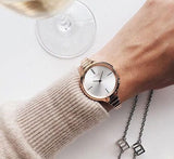 Buy Shop Calvin Klein Lively White Dial Rose Gold Steel Strap Watch for Women - K4U23626 USA Online