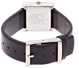 Buy Shop Calvin Klein Mark Black Dial Black Leather Strap Watch for Women - K3R231C1 USA Online