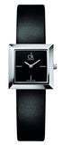 Buy Shop Calvin Klein Mark Black Dial Black Leather Strap Watch for Women - K3R231C1 USA Online