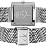 Buy Shop Calvin Klein Mark Silver Dial Silver Mesh Bracelet Watch for Women - K3R23126 USA Online