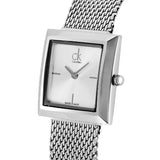 Buy Shop Calvin Klein Mark Silver Dial Silver Mesh Bracelet Watch for Women - K3R23126 USA Online