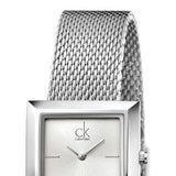 Buy Shop Calvin Klein Mark Silver Dial Silver Mesh Bracelet Watch for Women - K3R23126 USA Online