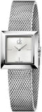 Buy Shop Calvin Klein Mark Silver Dial Silver Mesh Bracelet Watch for Women - K3R23126 USA Online