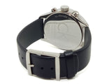 Buy Shop Calvin Klein Masculine Chronograph Black Dial Black Leather Strap Watch for Men - K2H27102 USA Online