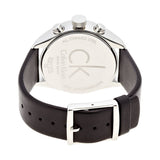 Buy Shop Calvin Klein Masculine Chronograph Black Dial Black Leather Strap Watch for Men - K2H27102 USA Online
