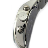 Buy Shop Calvin Klein Masculine Chronograph Black Dial Silver Steel Strap Watch for Men - K2H27104 USA Online