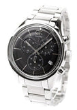 Buy Shop Calvin Klein Masculine Chronograph Black Dial Silver Steel Strap Watch for Men - K2H27104 USA Online