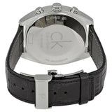 Buy Shop Calvin Klein Masculine Chronograph White Dial Black Leather Strap Watch for Men - K2H27120 USA Online