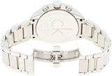 Buy Shop Calvin Klein Masculine Chronograph White Dial Silver Steel Strap Watch for Men - K2H27126 USA Online