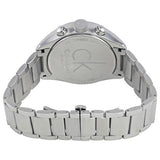 Buy Shop Calvin Klein Masculine Chronograph White Dial Silver Steel Strap Watch for Men - K2H27126 USA Online