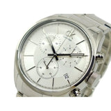Buy Shop Calvin Klein Masculine Chronograph White Dial Silver Steel Strap Watch for Men - K2H27126 USA Online