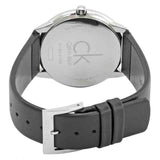 Buy Shop Calvin Klein Minimal Black Dial Black Leather Strap Watch for Men - K3M211C3 USA Online