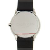Buy Shop Calvin Klein Minimal Black Dial Black Leather Strap Watch for Men - K3M221CS USA Online