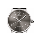 Buy Shop Calvin Klein Minimal Black Dial Black Leather Strap Watch for Men - K7621107 USA Online