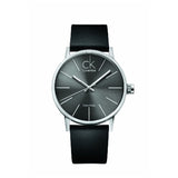 Buy Shop Calvin Klein Minimal Black Dial Black Leather Strap Watch for Men - K7621107 USA Online