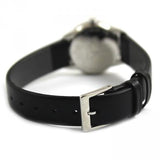 Buy Shop Calvin Klein Minimal Black Dial Black Leather Strap Watch for Women - K3M231CS USA Online