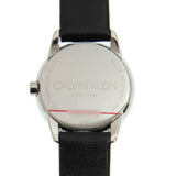 Buy Shop Calvin Klein Minimal Black Dial Black Leather Strap Watch for Women - K3M231CS USA Online