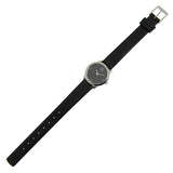 Buy Shop Calvin Klein Minimal Black Dial Black Leather Strap Watch for Women - K3M231CS USA Online