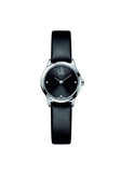 Buy Shop Calvin Klein Minimal Black Dial Black Leather Strap Watch for Women - K3M231CS USA Online