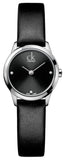 Buy Shop Calvin Klein Minimal Black Dial Black Leather Strap Watch for Women - K3M231CS USA Online