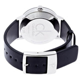 Buy Shop Calvin Klein Minimal Black Dial Black Leather Strap Watch for Women - K7622107 USA Online