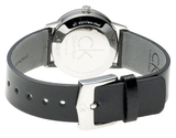 Buy Shop Calvin Klein Minimal Black Dial Black Leather Strap Watch for Women - K7622107 USA Online