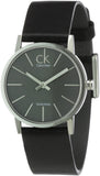 Buy Shop Calvin Klein Minimal Black Dial Black Leather Strap Watch for Women - K7622107 USA Online