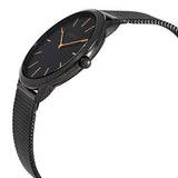 Buy Shop Calvin Klein Minimal Black Dial Black Mesh Bracelet Watch for Men - K3M21421 USA Online