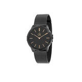 Buy Shop Calvin Klein Minimal Black Dial Black Mesh Bracelet Watch for Men - K3M21421 USA Online