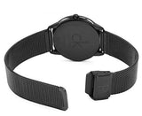 Buy Shop Calvin Klein Minimal Black Dial Black Mesh Bracelet Watch for Men - K3M214B1 USA Online