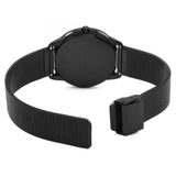 Buy Shop Calvin Klein Minimal Black Dial Black Mesh Bracelet Watch for Men - K3M214B1 USA Online