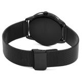 Buy Shop Calvin Klein Minimal Black Dial Black Mesh Bracelet Watch for Men - K3M214B1 USA Online