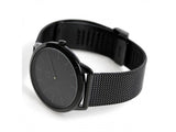 Buy Shop Calvin Klein Minimal Black Dial Black Mesh Bracelet Watch for Men - K3M214B1 USA Online