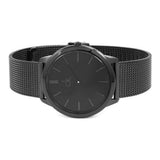 Buy Shop Calvin Klein Minimal Black Dial Black Mesh Bracelet Watch for Men - K3M214B1 USA Online