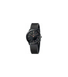 Buy Shop Calvin Klein Minimal Black Dial Black Mesh Bracelet Watch for Men - K3M214B1 USA Online