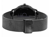 Buy Shop Calvin Klein Minimal Black Dial Black Mesh Bracelet Watch for Men - K3M214X1 USA Online