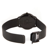 Buy Shop Calvin Klein Minimal Black Dial Black Mesh Bracelet Watch for Men - K3M224B1 USA Online