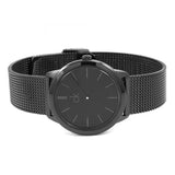 Buy Shop Calvin Klein Minimal Black Dial Black Mesh Bracelet Watch for Men - K3M224B1 USA Online