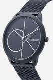 Buy Shop Calvin Klein Minimal Black Dial Black Mesh Bracelet Watch for Men - K3M5145X USA Online