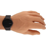 Buy Shop Calvin Klein Minimal Black Dial Black Mesh Bracelet Watch for Men - K3M514B1 USA Online
