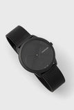 Buy Shop Calvin Klein Minimal Black Dial Black Mesh Bracelet Watch for Men - K3M514B1 USA Online